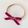 Petit Velvet Bow Headband