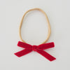 Petit Velvet Bow Headband