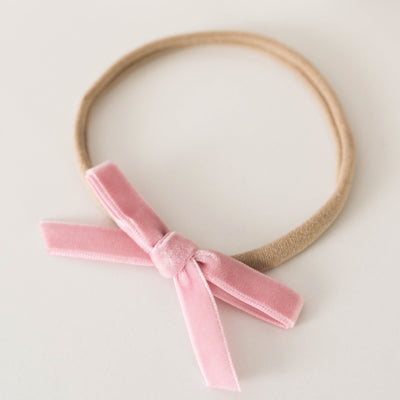 Petit Velvet Bow Headband
